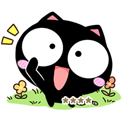 Round little black cat (Custom)