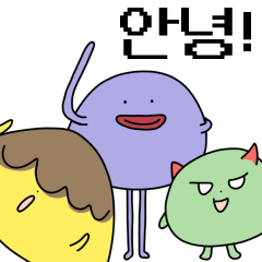 The simple days of 3 monsters(Korean)
