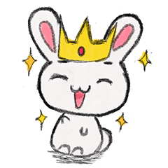 Scratch rabbit – LINE stickers | LINE STORE