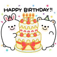 背景が光る!お祝い・誕生日 - LINE スタンプ LINE STORE