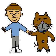 An oldster and cat 3