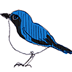 Tomomatsu bird sticker