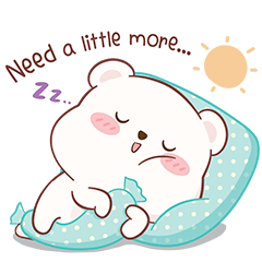 Cutie B :Cute bear with a lazy day [ENG]