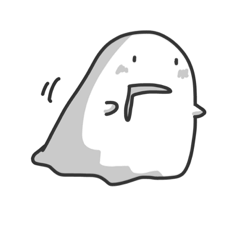 Floating ghostly ghost