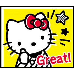 Hello Kitty 80 S Line Stickers Line Store Hello Kitty 80 S Line Stickers Line Store