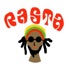 Rastaman sticker