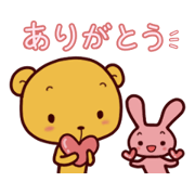 Kitan and Momocchi's daily stickers