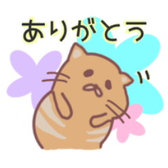 maru's daily greeting sticker