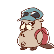 Little beaver is travelling abroad ! GO!