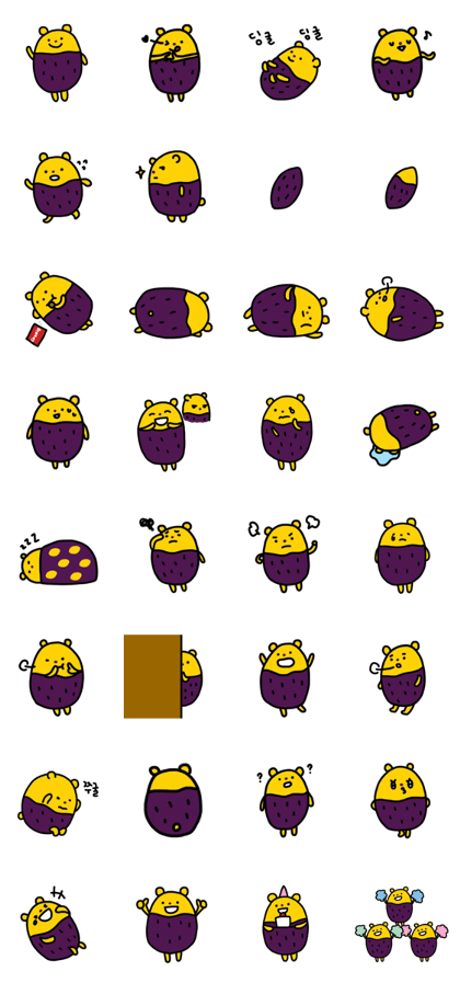 nounours potato douce
