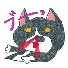 hachiware cat ittoku sticker 2