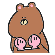 Very Sweaty Bear in summer