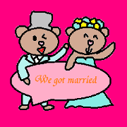 Cute wedding sticker2