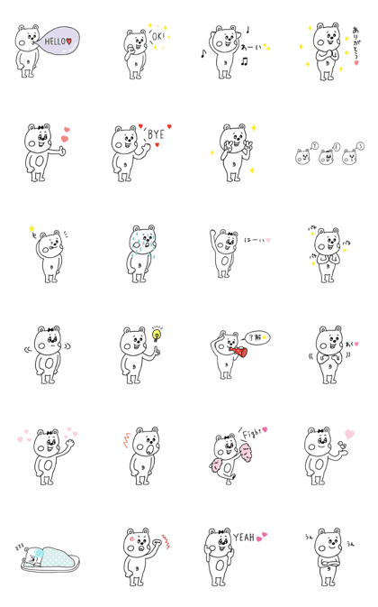 noamaman bear sticker3