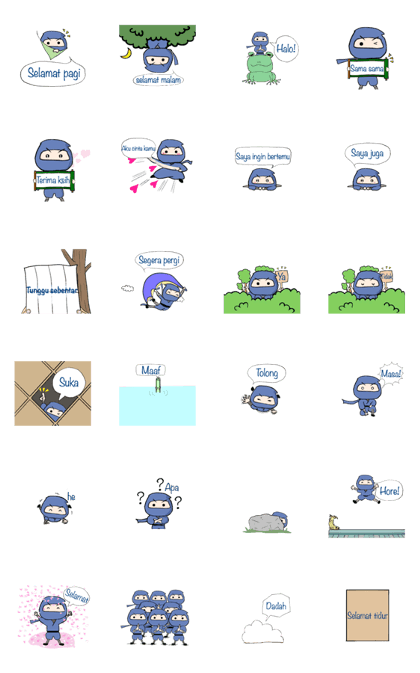 Moving! Ninja Raise! Indonesian version.