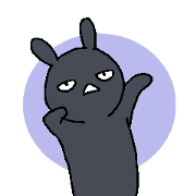 Abdomen black rabbit 2