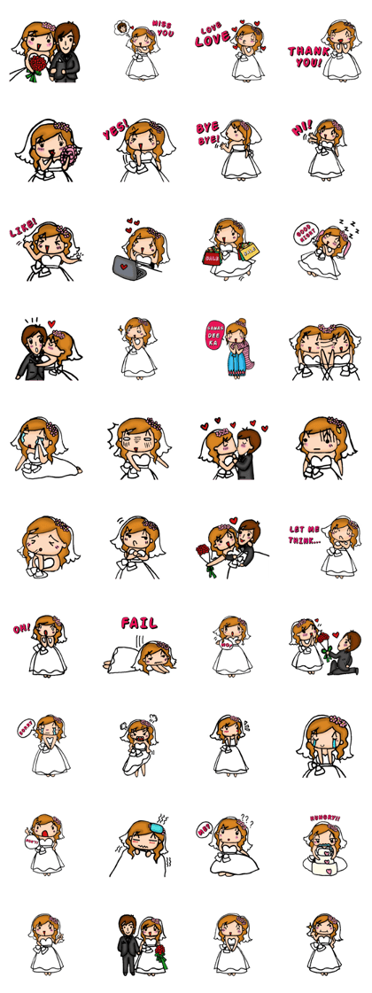Sassy Bridal Girl