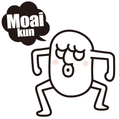 DK Moving Moaikun Sticker
