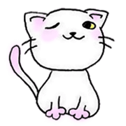pretty cat sticker to often use ver.2