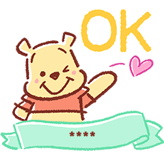 Winnie The Pooh Custom Stickers Line Stickers Line Store