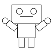 kawaii simple robot