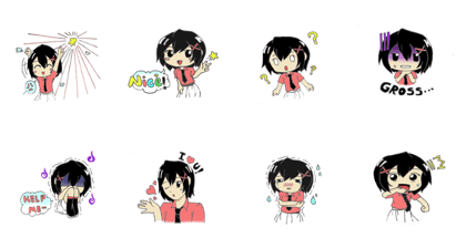 Energetic Maroon-chan