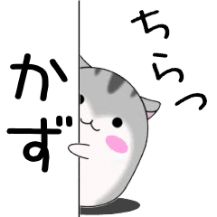 Move!Kazu designated name Sticker