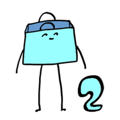 青い紙袋さん２