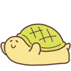 Cute little turtle sticker