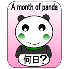 One month of panda