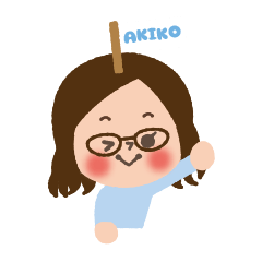 Akiko's cute Sticker2