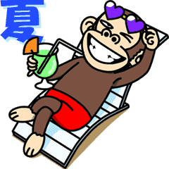 Funny Monkey Summer ver