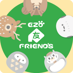EZO FRIENDS CUTE ANIMAL STICKER