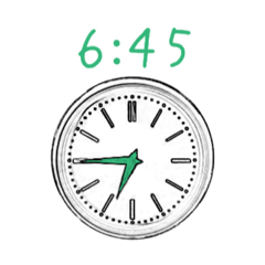 Simple clock(2) In 15-minute increments