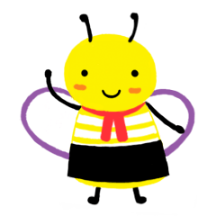 Cute Little Honey Bee Stickers