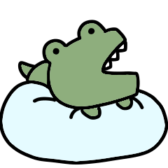 Moving surreal mini crocodile 2