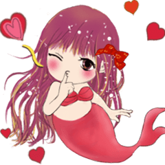 小天使與小惡魔系列-美人魚和鯊魚動圖7