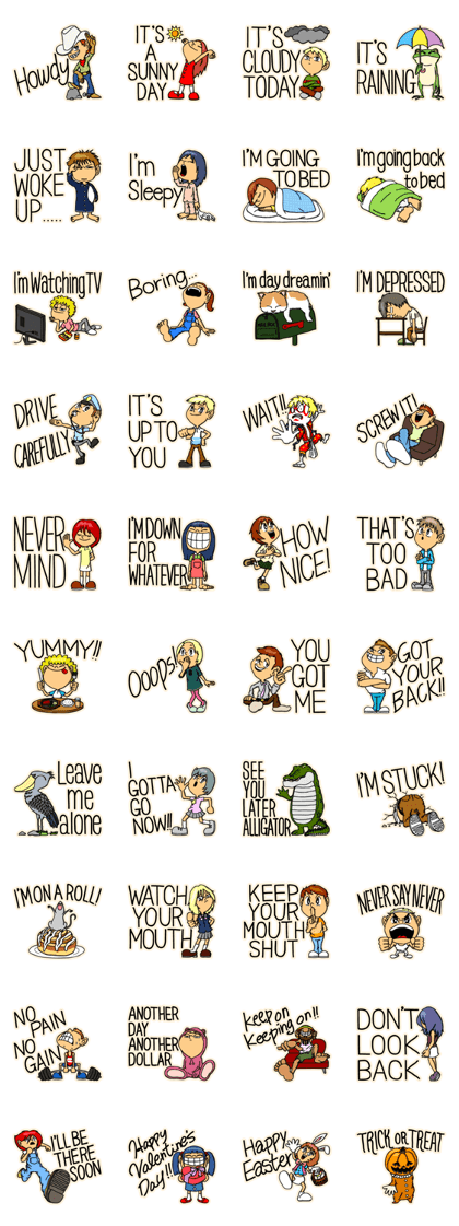 Stickers in English Vol.3