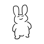 MOMOHISA Rabbit Sticker