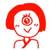 One eye girl