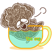 brown toy poodle cookie