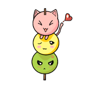 Cute Kitty Dango Trio