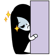 Cute girl ghost