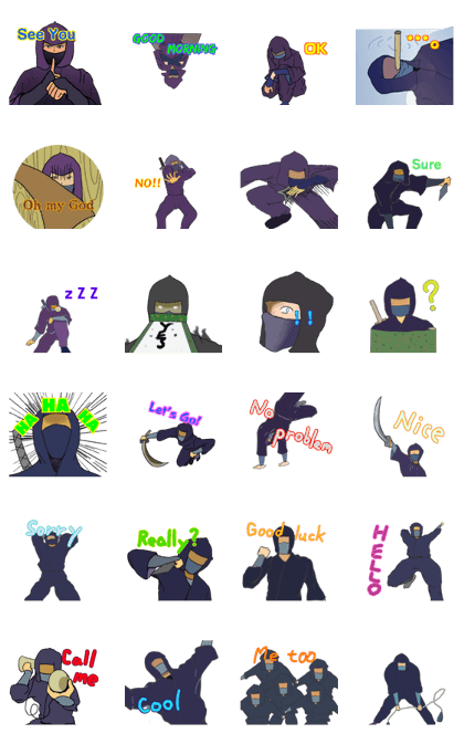 The Ninja's sticker