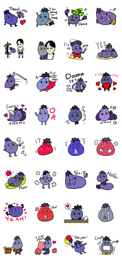 The glum eggplant