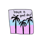 aloha style sticker