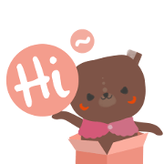 Bonnie bear first animated stickers.