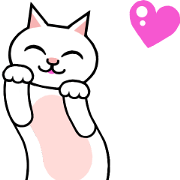 Move Sticker.Wave cats for the world