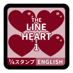 THE LINE HEART 1[1-4][BORDEAUX][ENGLISH]