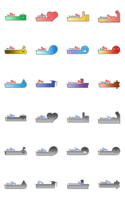 Speech Balloons Meter Sticker2